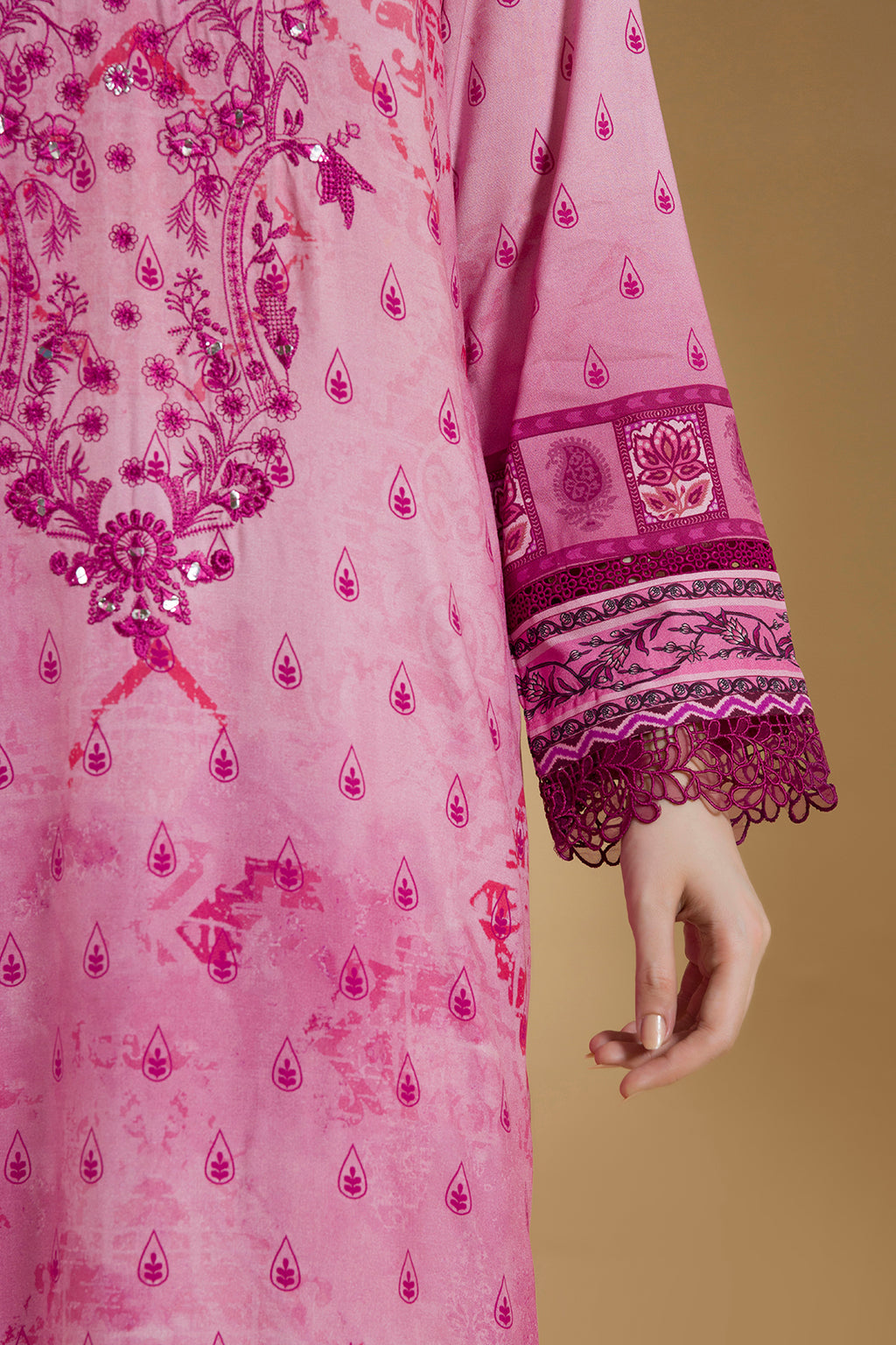 Embroidered Shirt Shalwar Dupatta - 0115