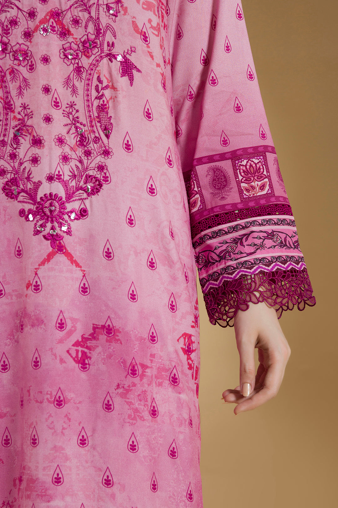 Embroidered Shirt Shalwar Dupatta - 0115