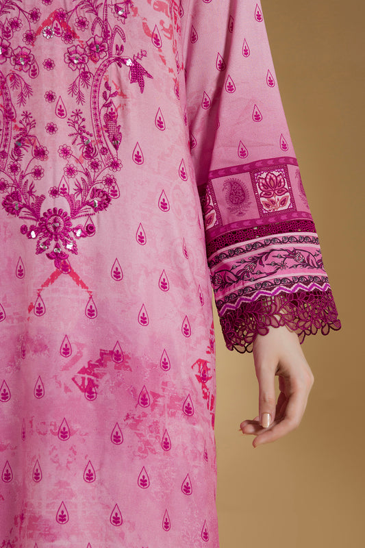 Embroidered Shirt Shalwar Dupatta - 0115