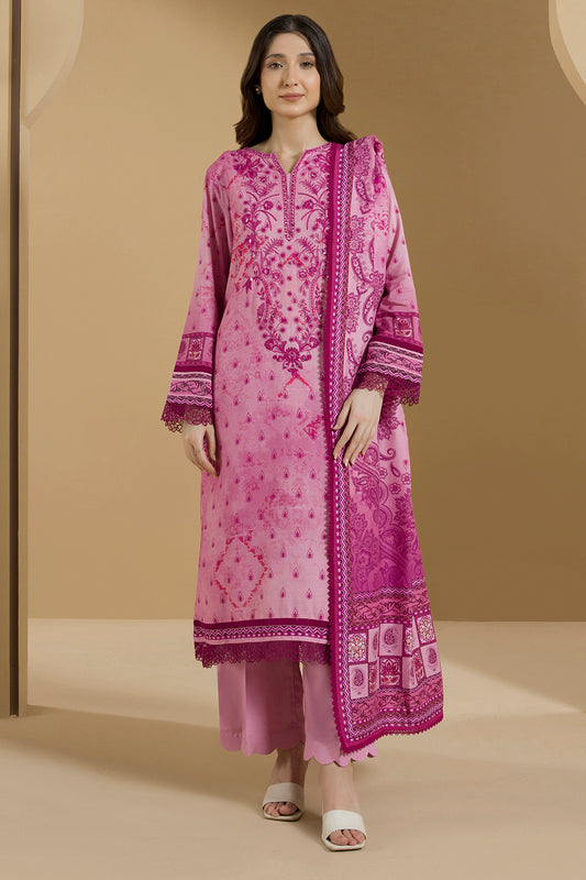 Embroidered Shirt Shalwar Dupatta - 0115