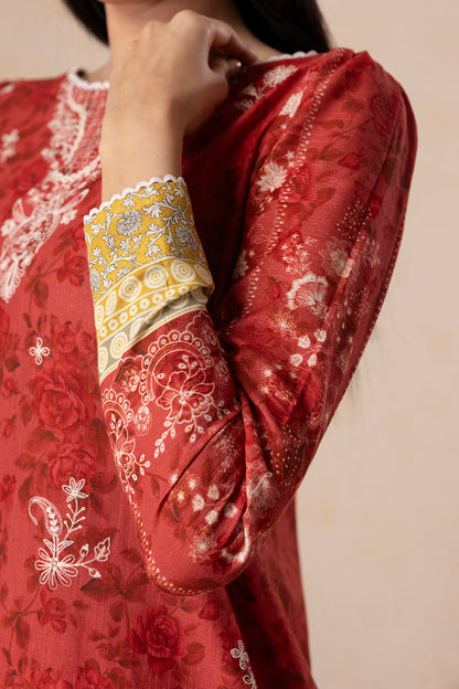 Embroidered Shirt Shalwar Dupatta - 0156