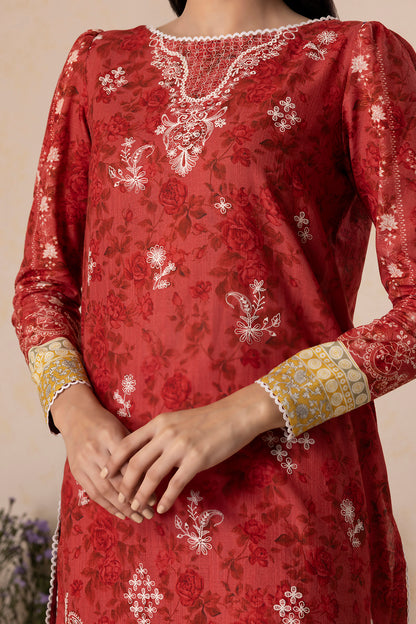 Embroidered Shirt Shalwar Dupatta - 0156