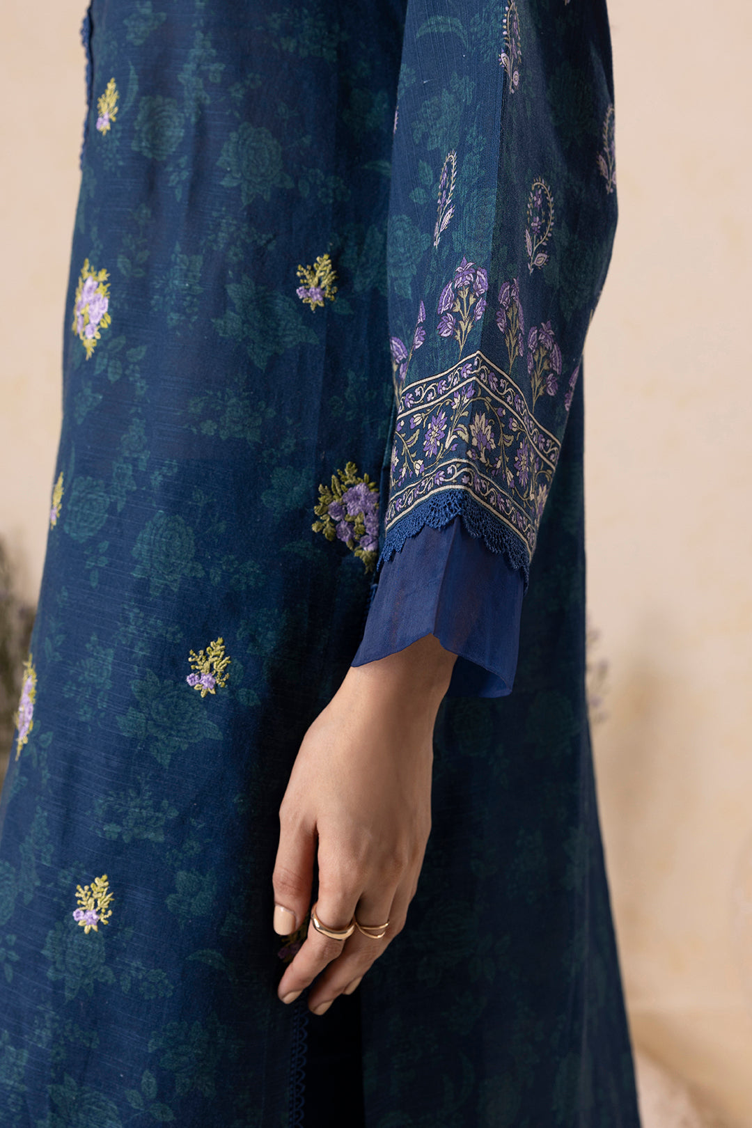 Embroidered Shirt Shalwar Dupatta - 0157
