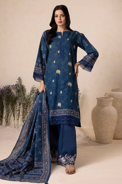 Embroidered Shirt Shalwar Dupatta - 0157