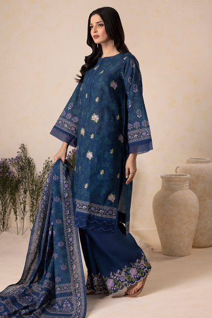 Embroidered Shirt Shalwar Dupatta - 0157