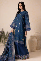 Embroidered Shirt Shalwar Dupatta - 0157