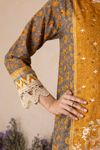 Embroidered Shirt Shalwar Dupatta - 0158