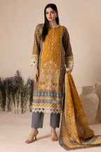 Embroidered Shirt Shalwar Dupatta - 0158
