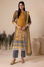 Embroidered Shirt Shalwar Dupatta - 0158