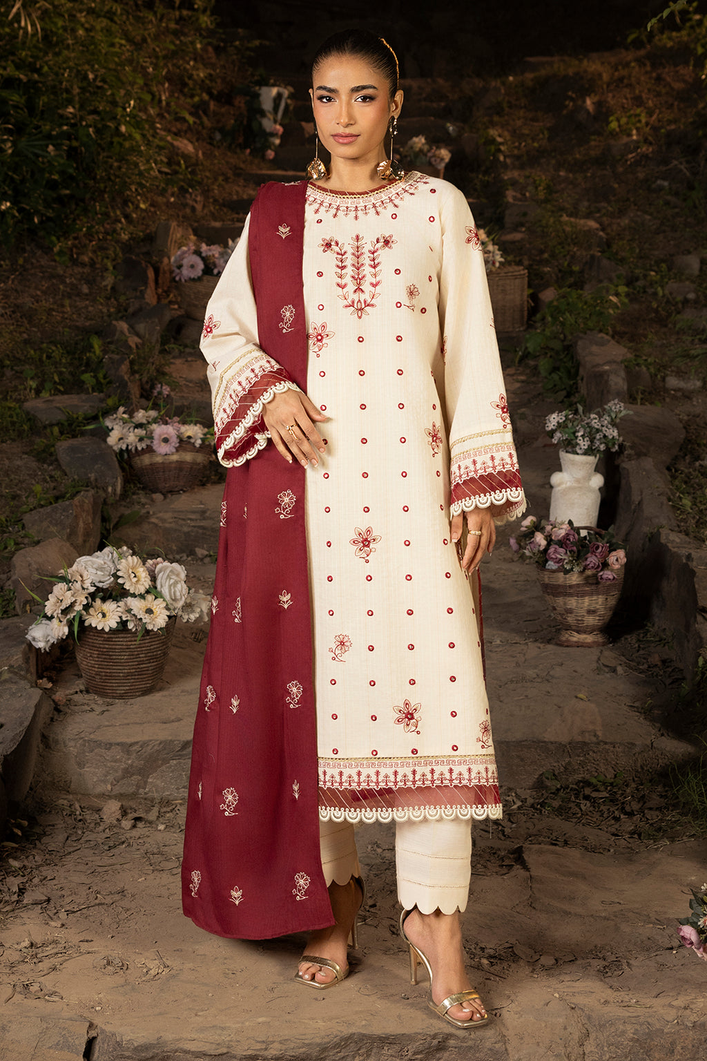 Shirt Shalwar Shawl - 0160