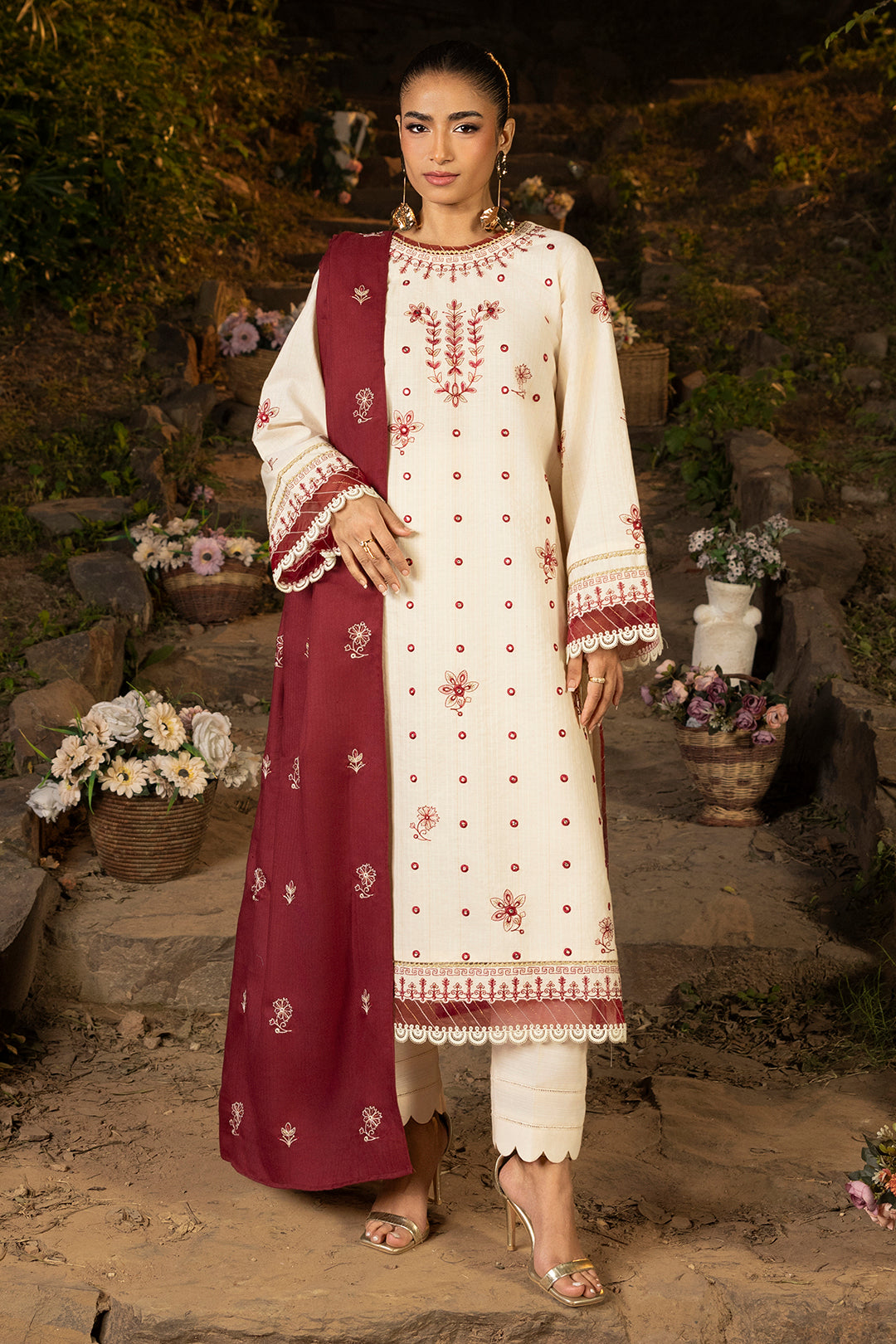 Shirt Shalwar Shawl - 0160