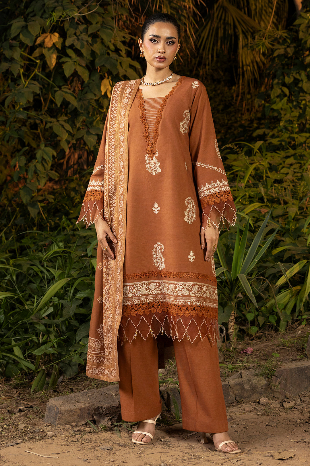 Shirt Shalwar Shawl - 0161