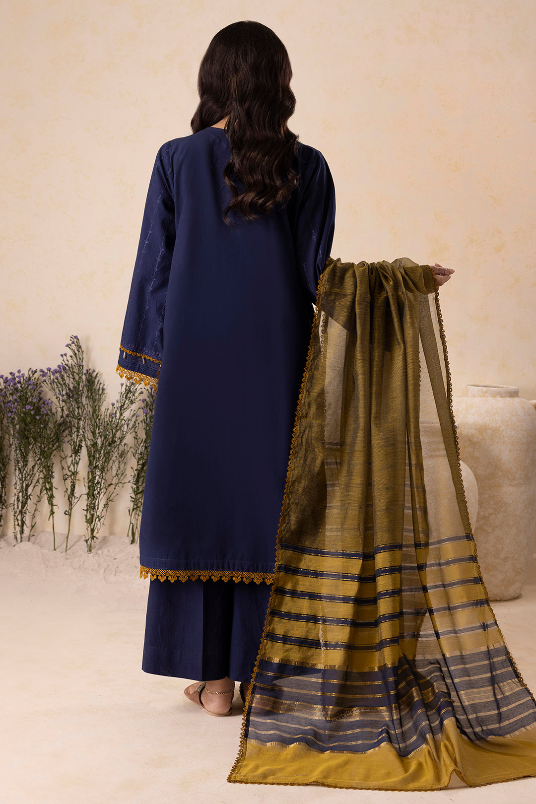 Embroidered Shirt Shalwar Dupatta - 0162