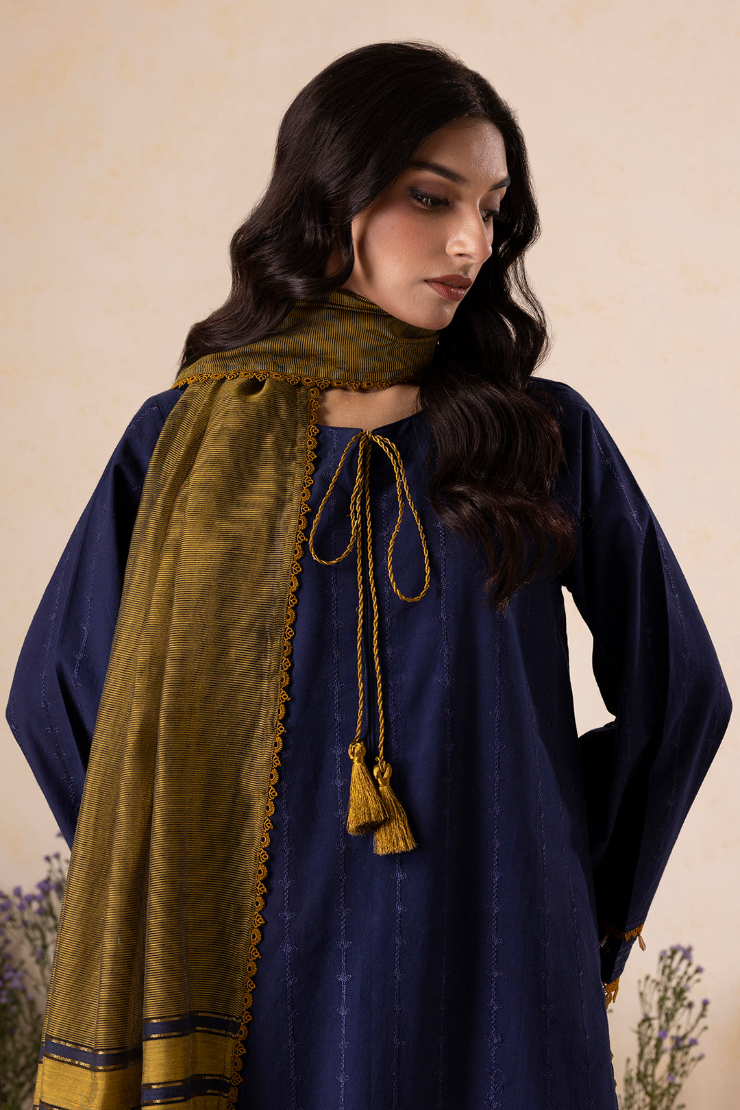 Embroidered Shirt Shalwar Dupatta - 0162
