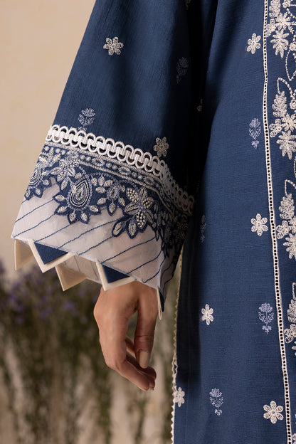 Embroidered Shirt Shalwar Shawl - 0163