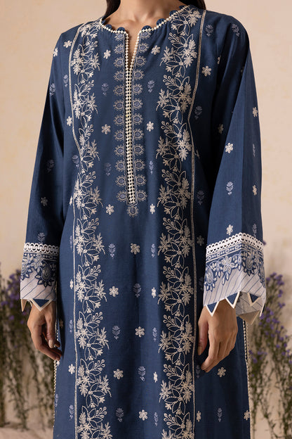 Embroidered Shirt Shalwar Shawl - 0163