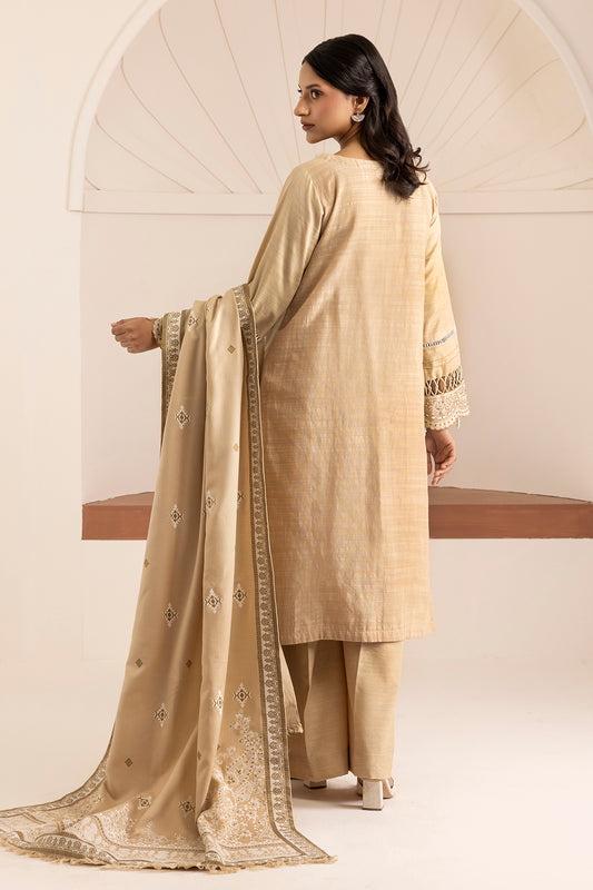 Embroidered Shirt Shalwar Shawl - 0164
