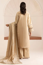 Embroidered Shirt Shalwar Shawl - 0164