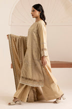 Embroidered Shirt Shalwar Shawl - 0164