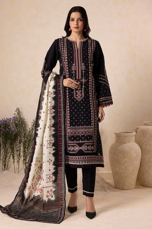 Embroidered Shirt Shalwar Dupatta - 0166