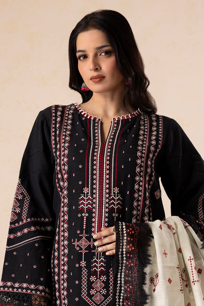Embroidered Shirt Shalwar Dupatta - 0166