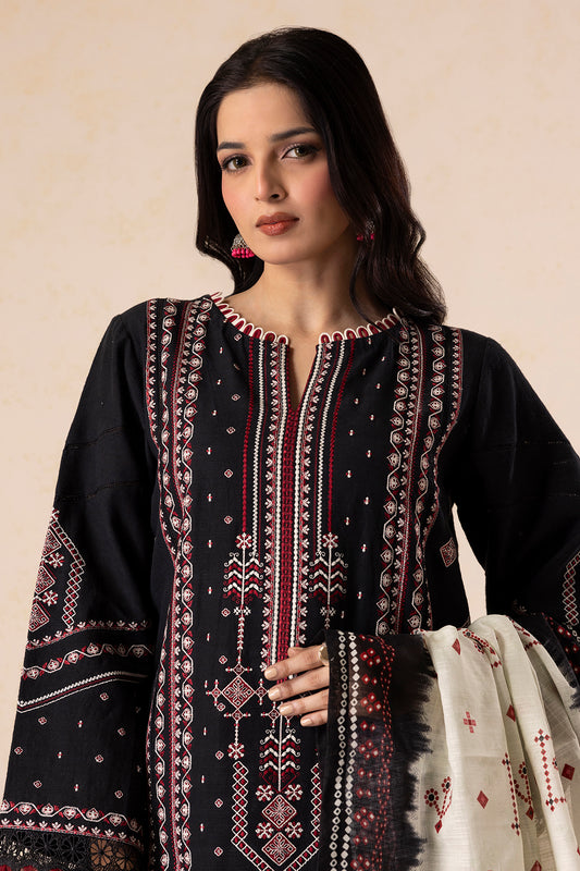 Embroidered Shirt Shalwar Dupatta - 0166