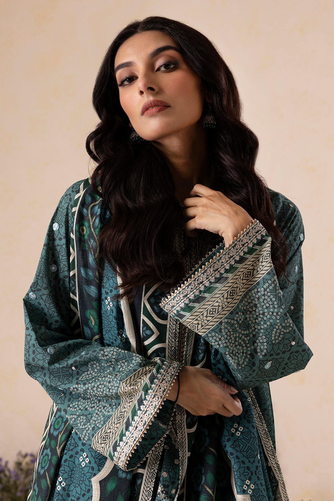 Embroidered Shirt Shalwar Dupatta - 0167