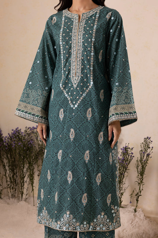 Embroidered Shirt Shalwar Dupatta - 0167