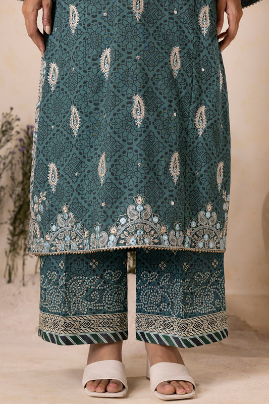 Embroidered Shirt Shalwar Dupatta - 0167