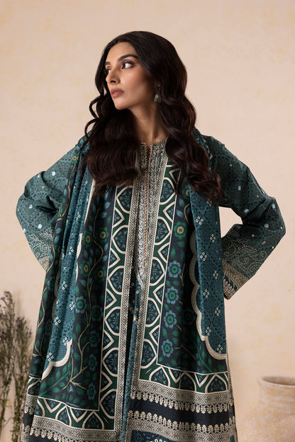 Embroidered Shirt Shalwar Dupatta - 0167