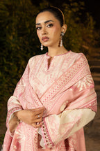 Embroidered Shirt Shalwar Shawl - 0168