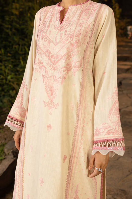 Embroidered Shirt Shalwar Shawl - 0168