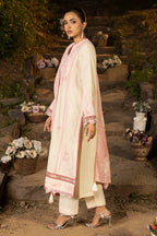 Embroidered Shirt Shalwar Shawl - 0168