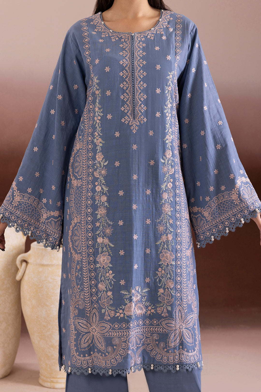 Embroidered Shirt Shalwar Dupatta - 0169