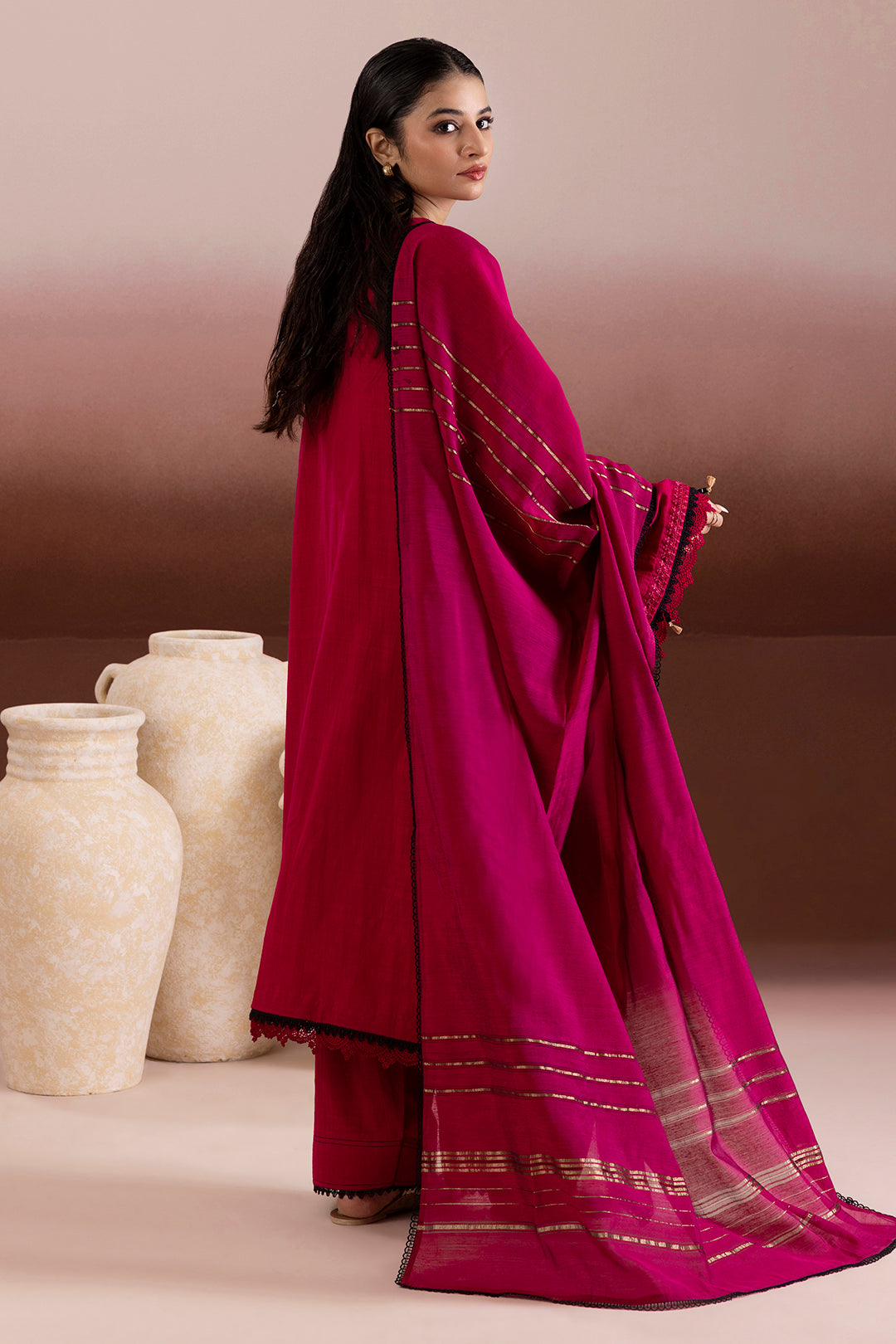 Embroidered Shirt Shalwar Dupatta - 0171