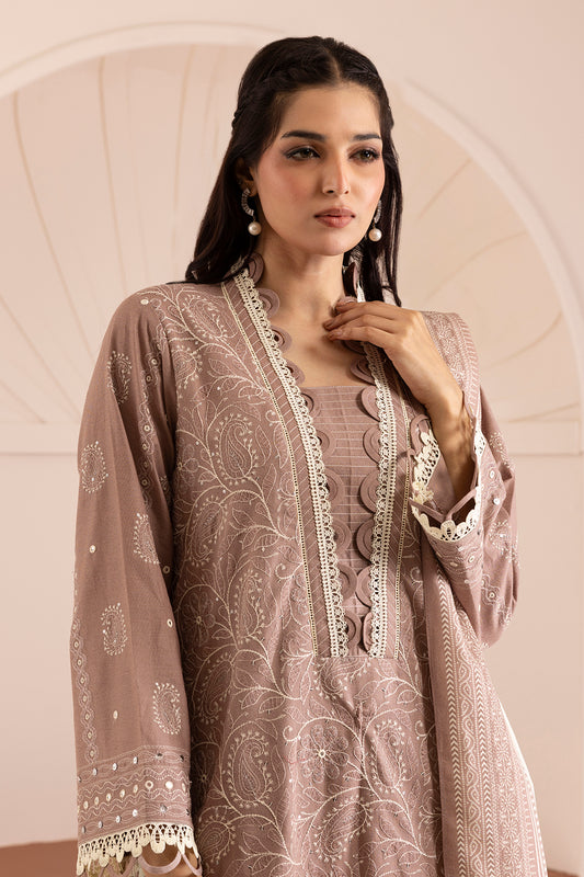 Embroidered Shirt Shalwar Dupatta - 0172