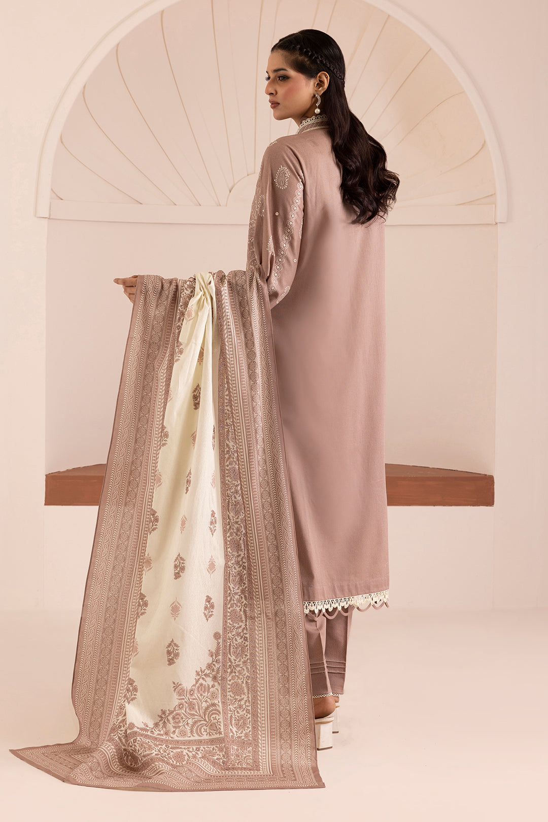 Embroidered Shirt Shalwar Dupatta - 0172