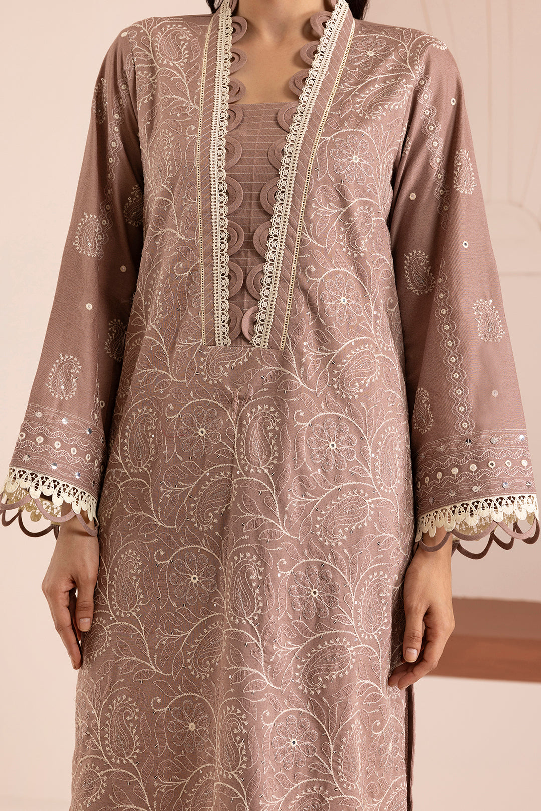 Embroidered Shirt Shalwar Dupatta - 0172