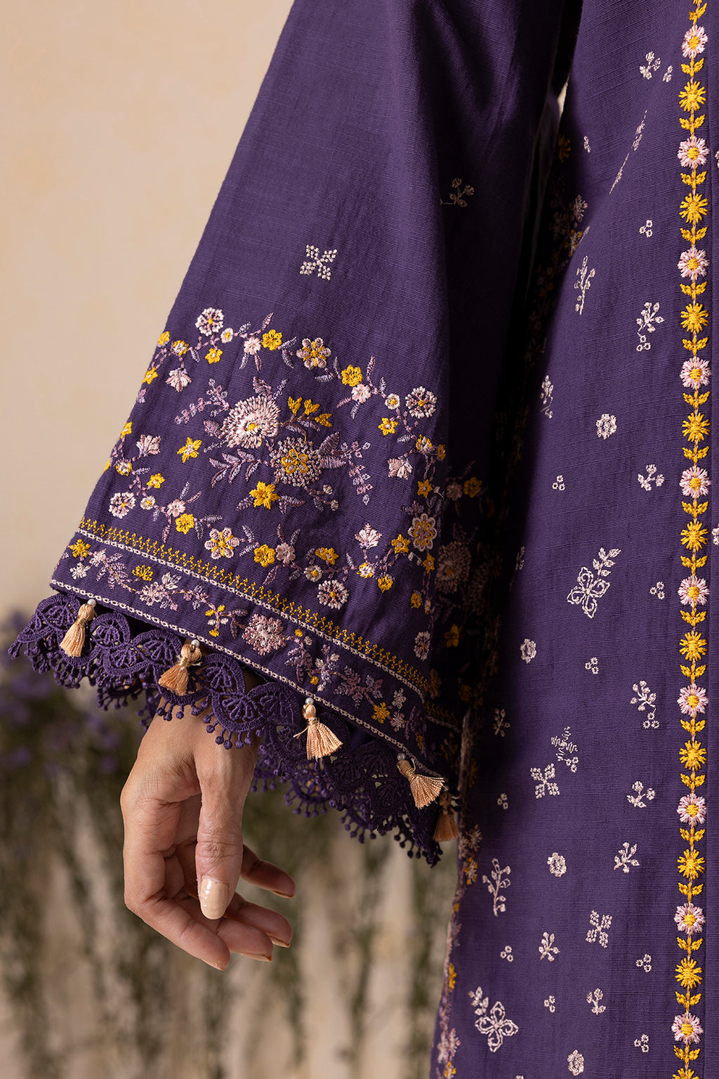 Embroidered Shirt Shalwar Dupatta - 0173