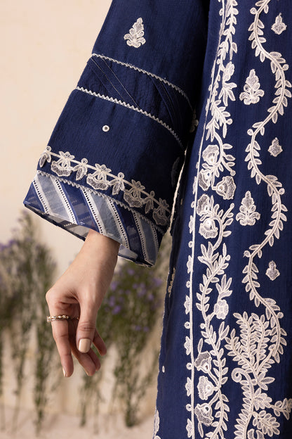 Embroidered Shirt Shalwar Shawl - 0174
