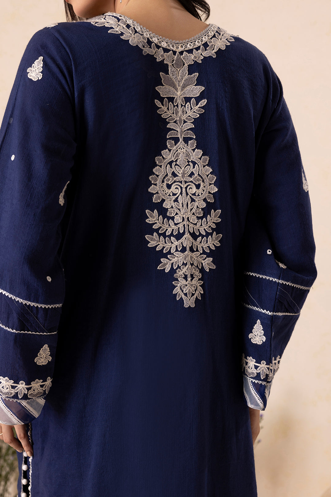 Embroidered Shirt Shalwar Shawl - 0174