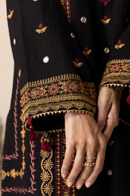Embroidered Shirt Shalwar Shawl - 0175