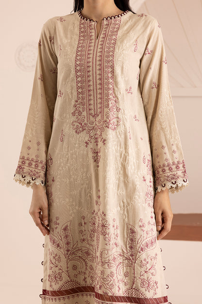 Embroidered Shirt Shalwar Shawl - 0176