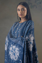 Embroidered Shirt Shalwar Shawl - 0234