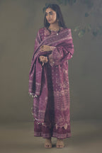 Embroidered Shirt Shalwar Shawl - 0236