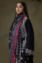 Embroidered Shirt Shalwar Shawl - 0238
