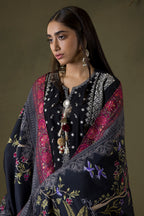 Embroidered Shirt Shalwar Shawl - 0238