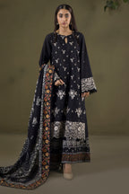Embroidered Shirt Shalwar Shawl - 0239