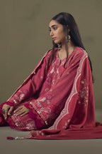 Embroidered Shirt Shalwar Shawl - 0240