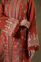 Embroidered Shirt Shalwar Shawl - 0241